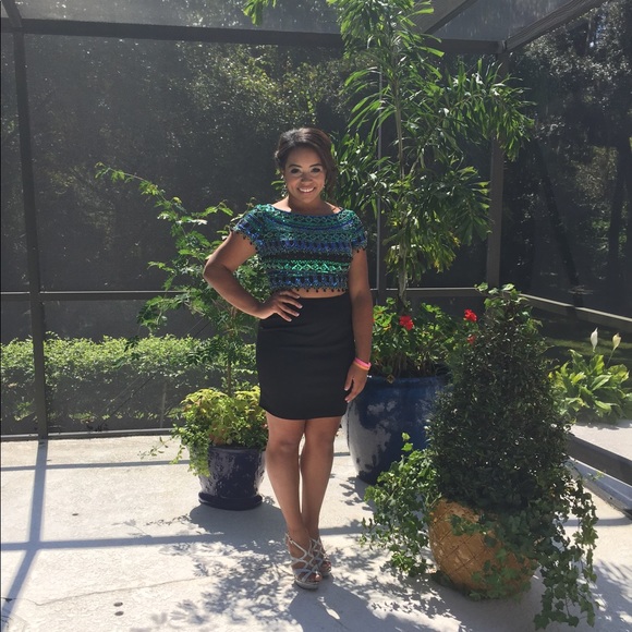 Two piece cocktail dress - Picture 2 of 2